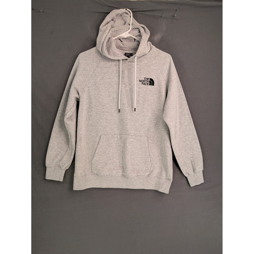 The North Face Womens Raglan Red Box Hoodie Grey NF0A7R9I Size M
